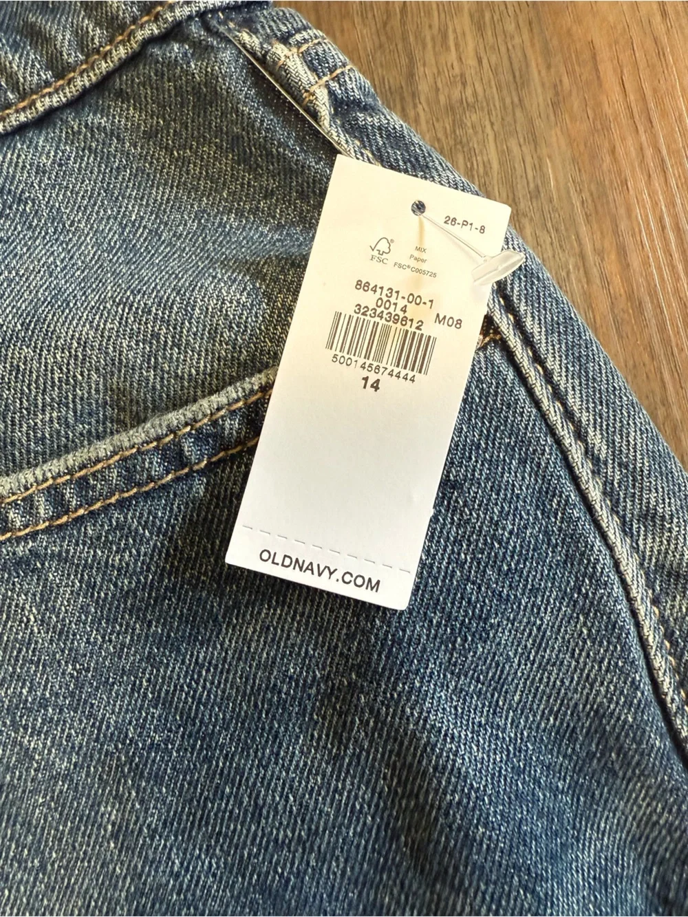 Old Navy Curvy High-Waisted Baggy Jean Cut-Off Shorts -- 5-inch inseam
